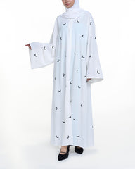 Hilal Abaya - White
