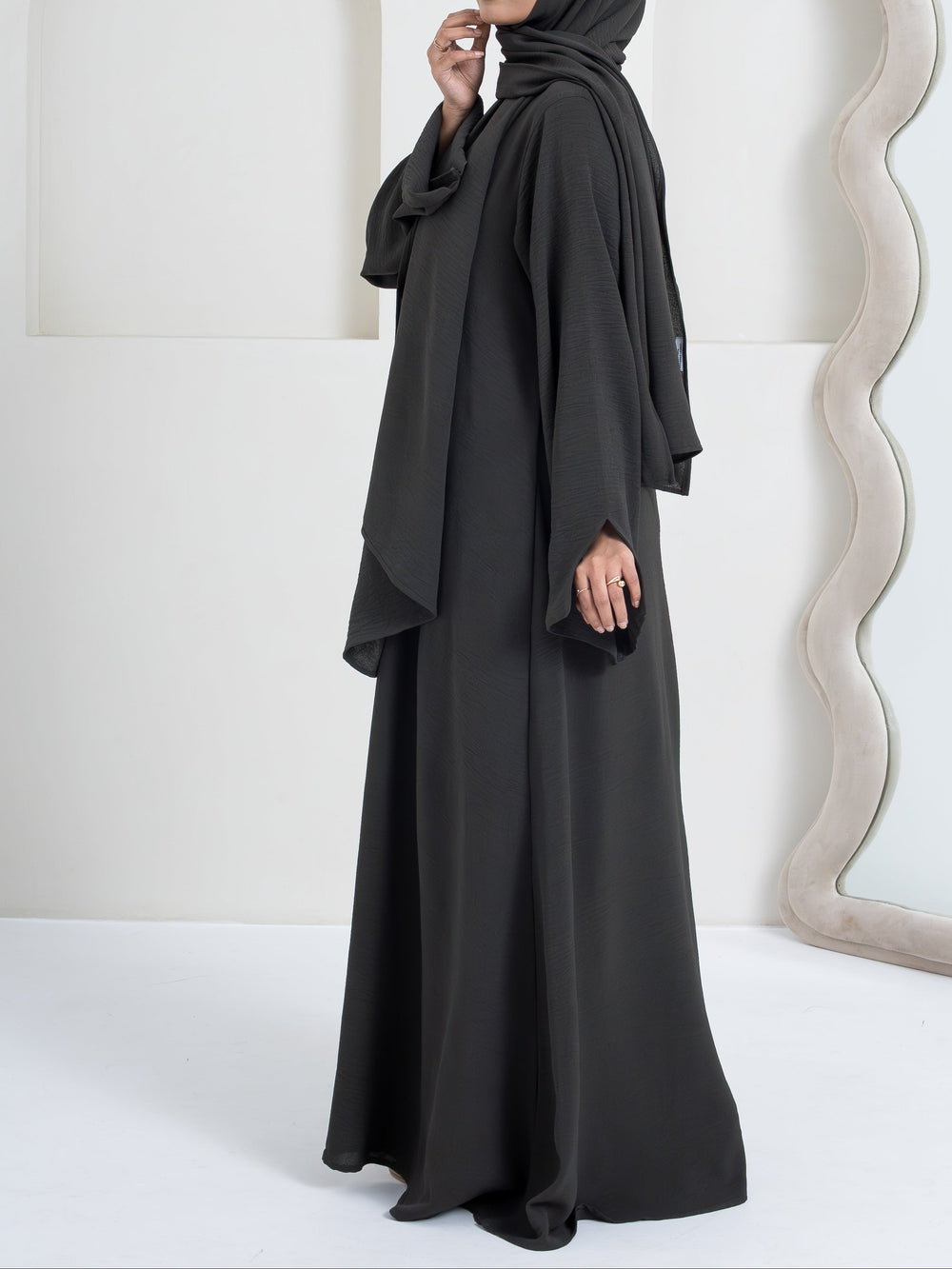 Essential Umrah Abaya - Moss Green