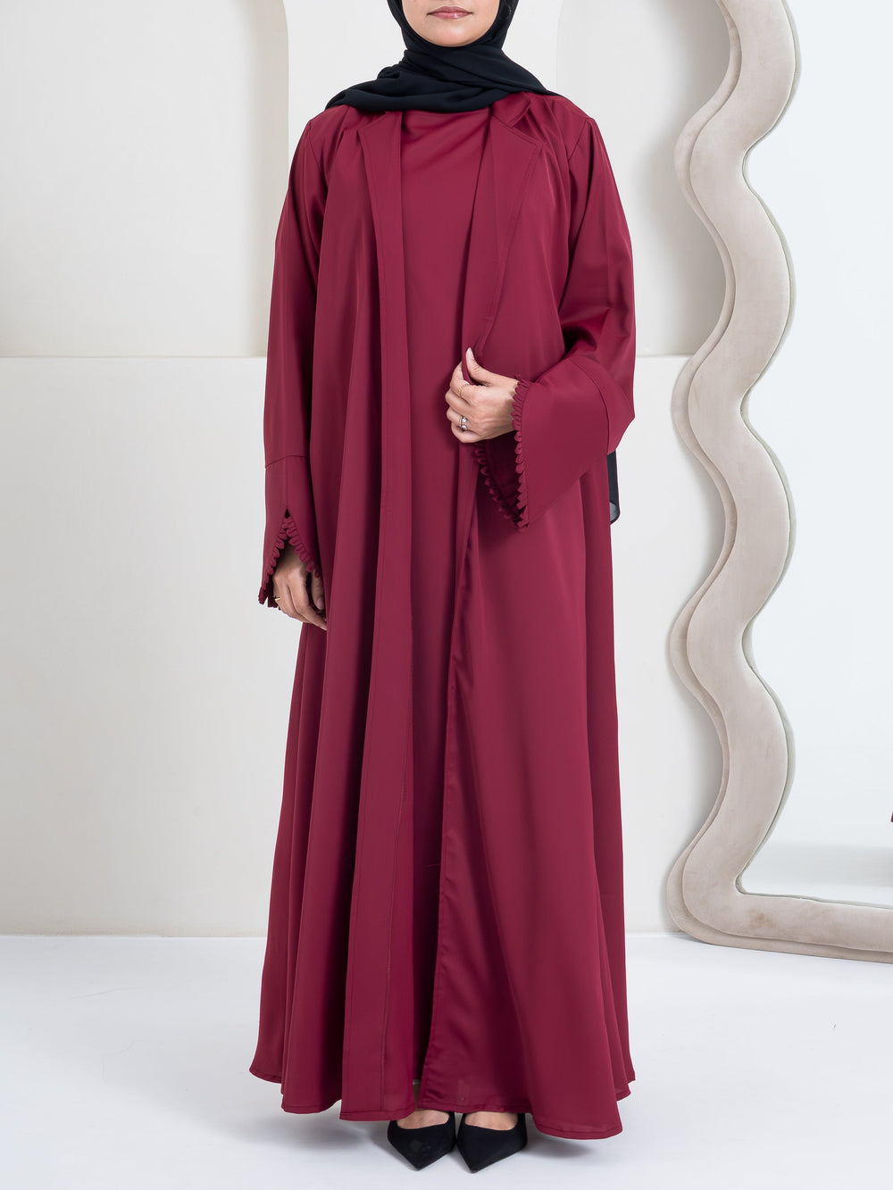 Maryam Abaya - Maroon