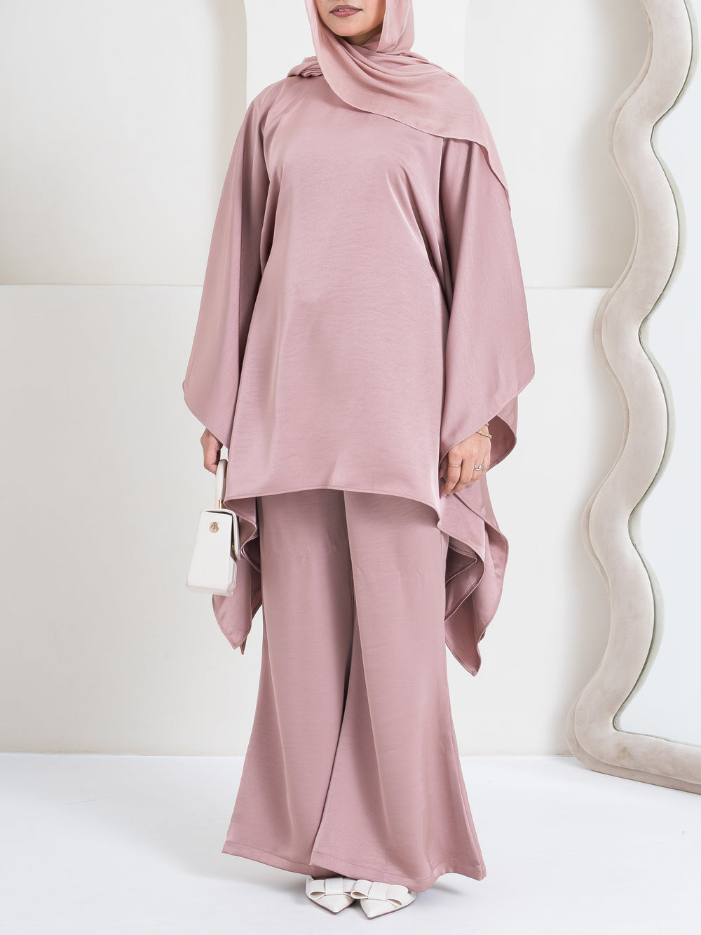 Elevated Farasha Co-Ord Set - Pink