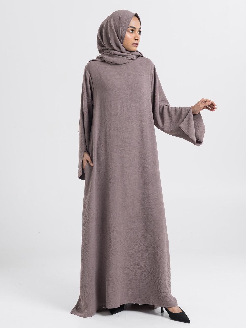 Essential Umrah Abaya - Taupe