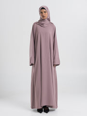 Essential Abaya - Straight Fit - Rose Maccaron