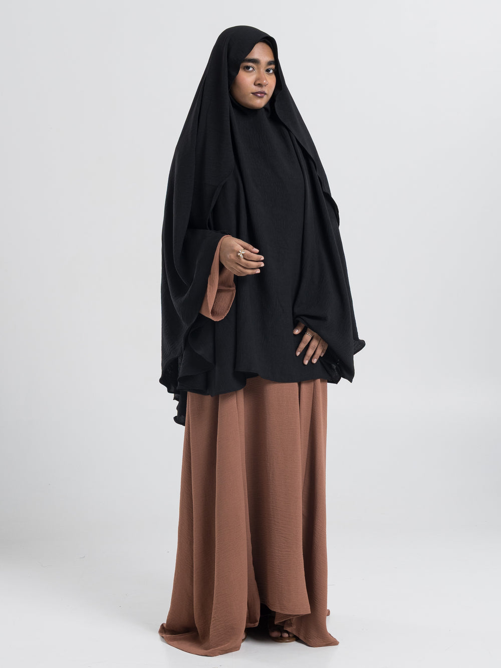 Flap Khimar - Black