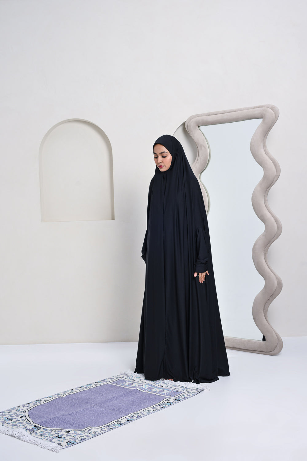 Essential Prayer Jilbab - Black