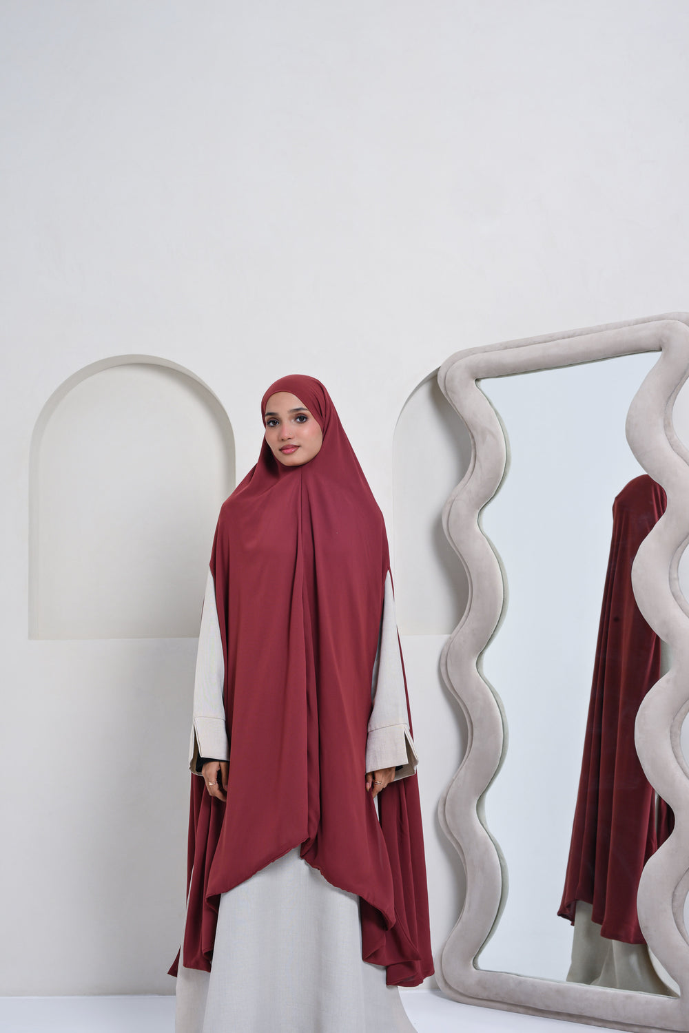 Essential Chiffon Khimar - Rust