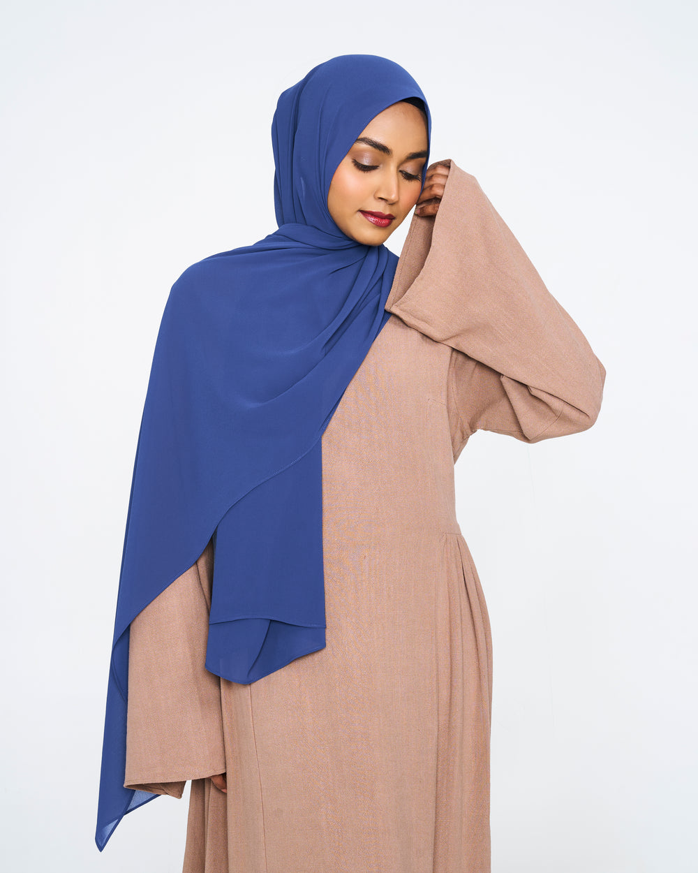 Columbia Blue Luxe Georgette Hijab