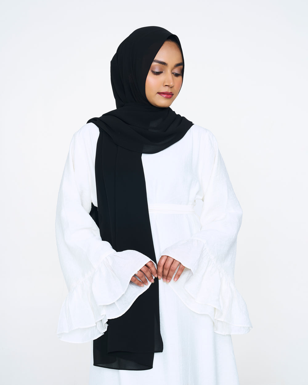 Black MagnetEase Hijab