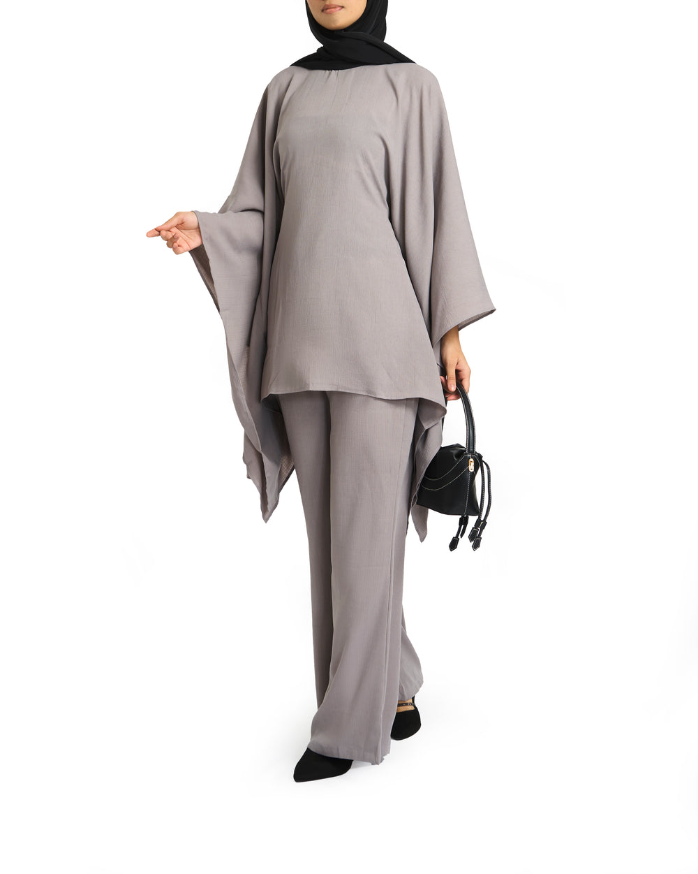 Farasha Co-ord Set - Grey