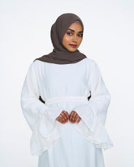 Taupe SlipOn Georgette Hijab