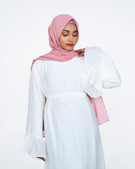 Pink SlipOn Georgette Hijab