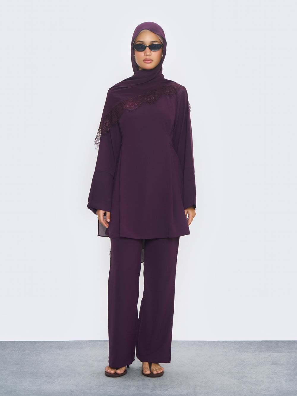 Somi Co-ord Set - Burgundy