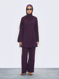 Somi Co-ord Set - Burgundy