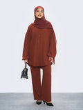 Arfa Co-ord Set - Rust