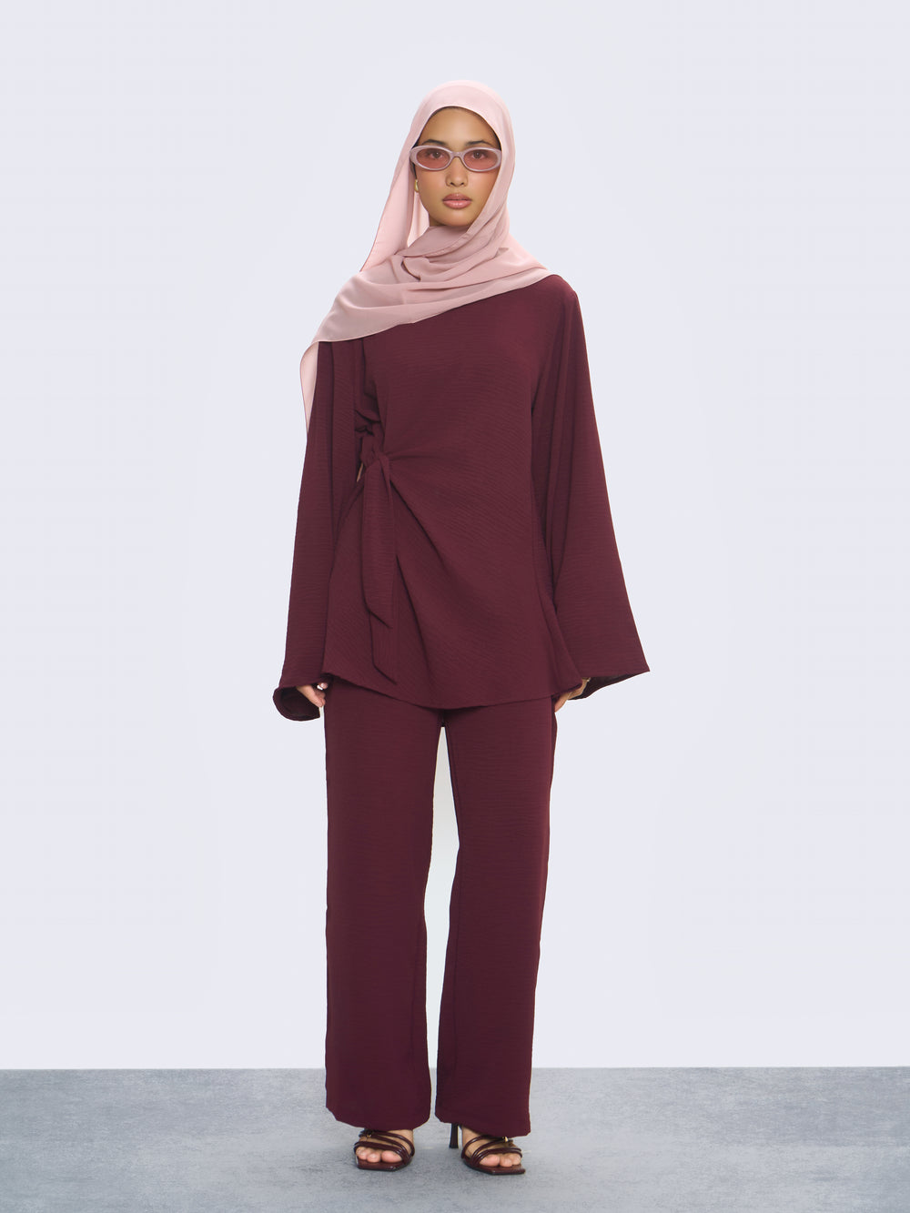 Raya Co-ord Set - Mulberry