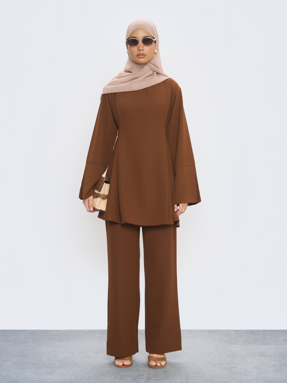 Somi Co-ord Set - Cinnamon