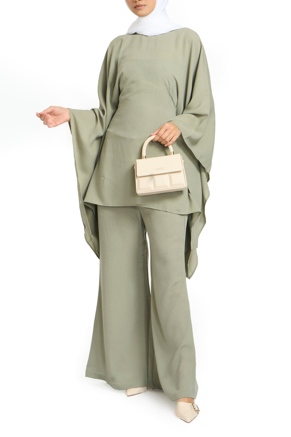 Farasha Co-ord Set - Green