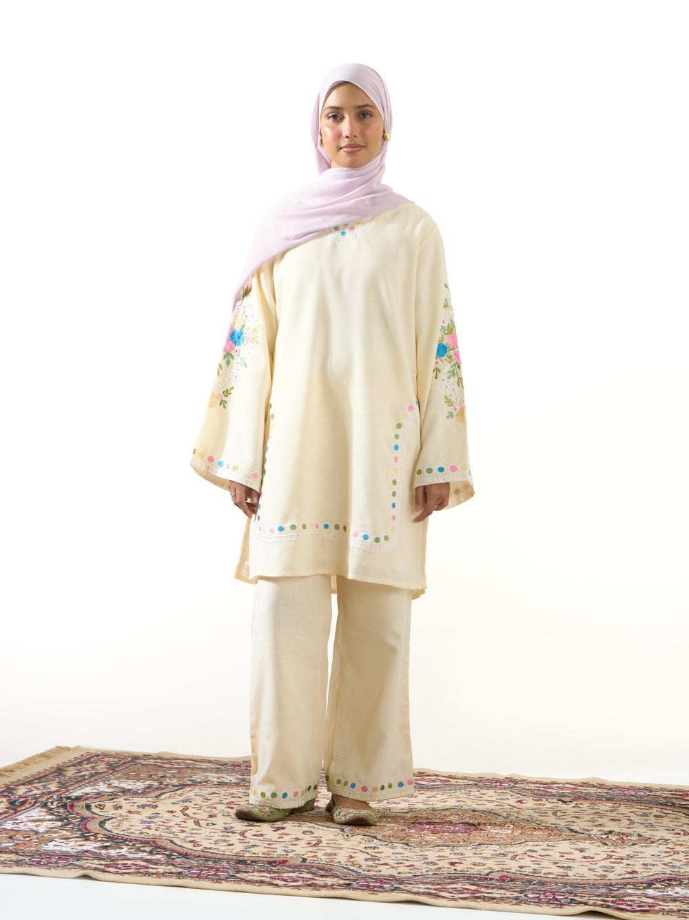 Samara Co-ord Set - Ivory
