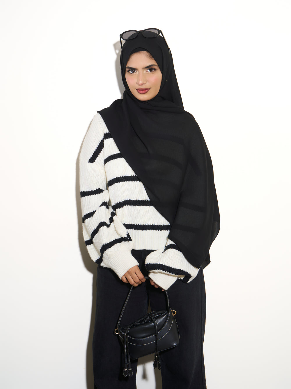 Chiffon Hijab - Black