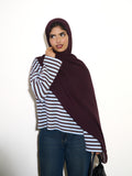 Chiffon Hijab - Plum Wine
