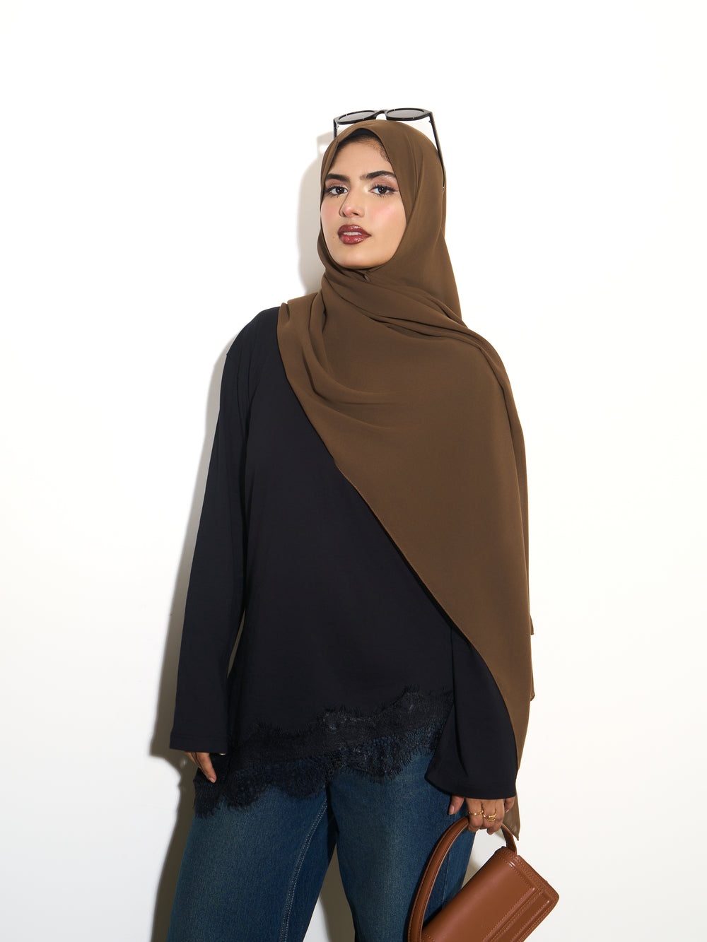 Chiffon Hijab - Cocoa