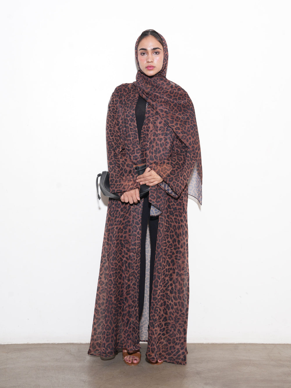 Leopard Printed Abaya