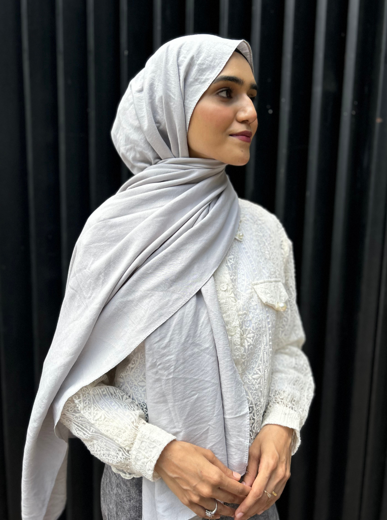 Earl Grey Malaysian Cotton Hijab -Modest Essentials