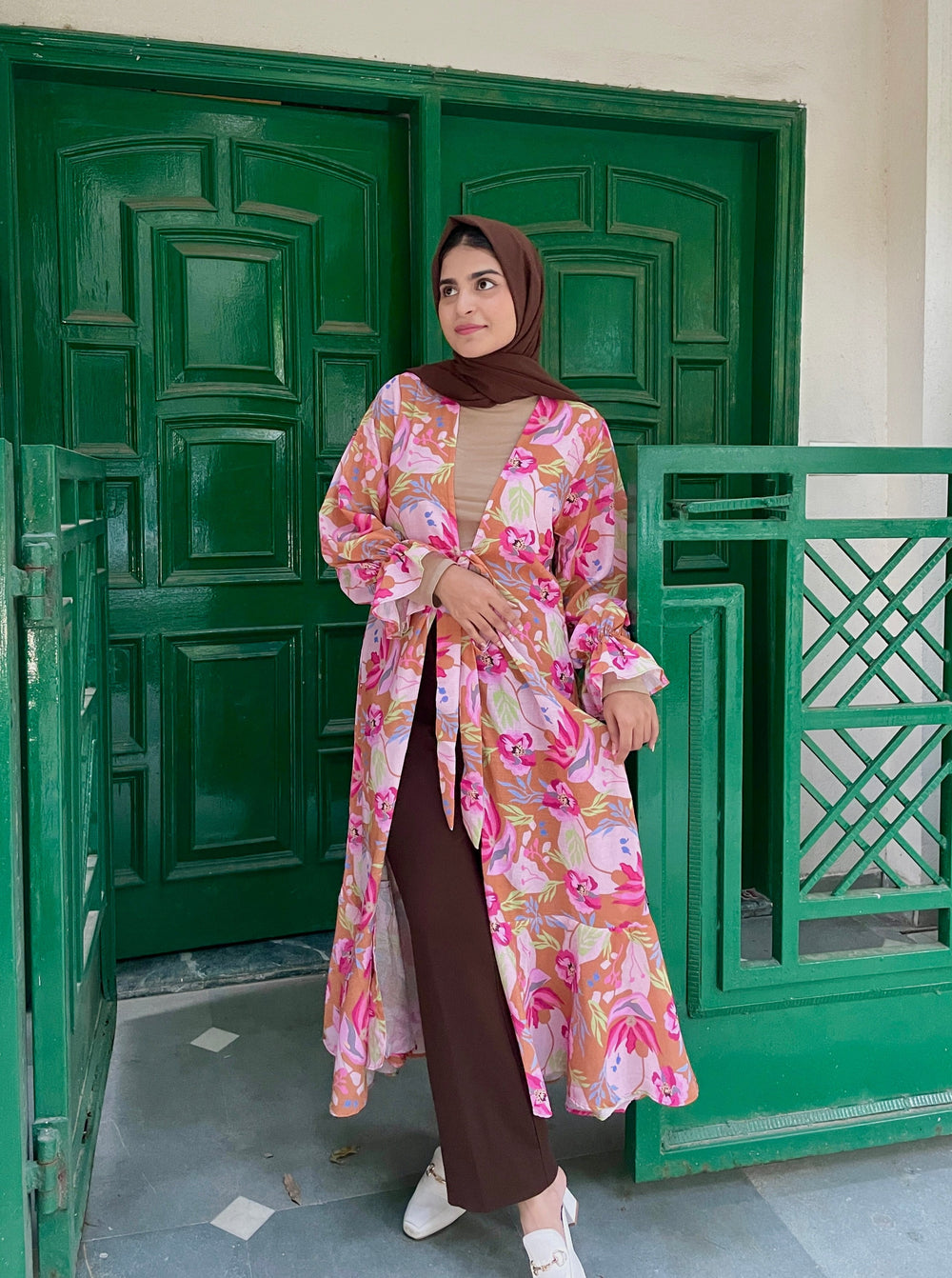 Floral Shrug - Honey