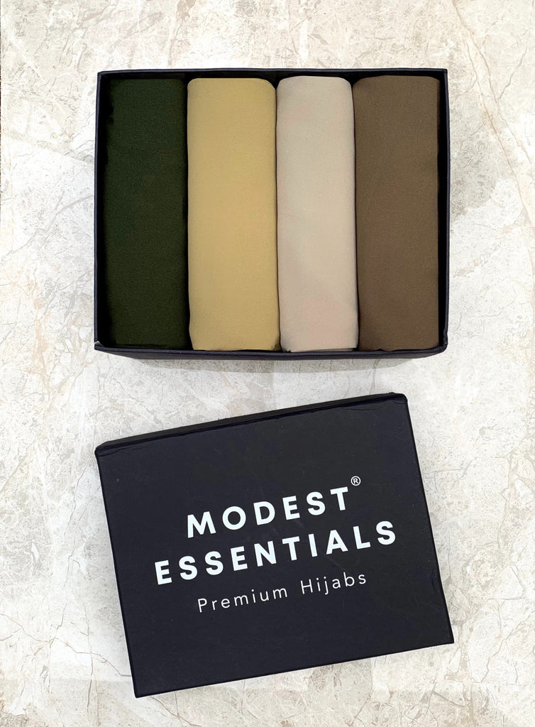 Fern Georgette Hijab Box - Modest Essentials