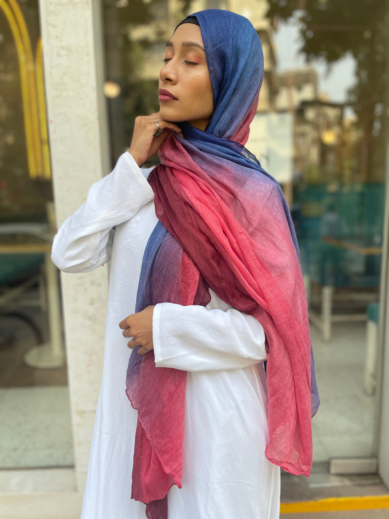 DAWN OMBRE COTTON HIJAB - Modest-Essential