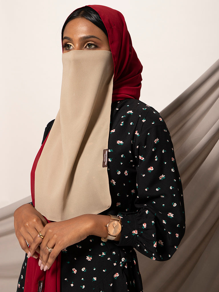 Sage Half Niqab - Modest Essentials