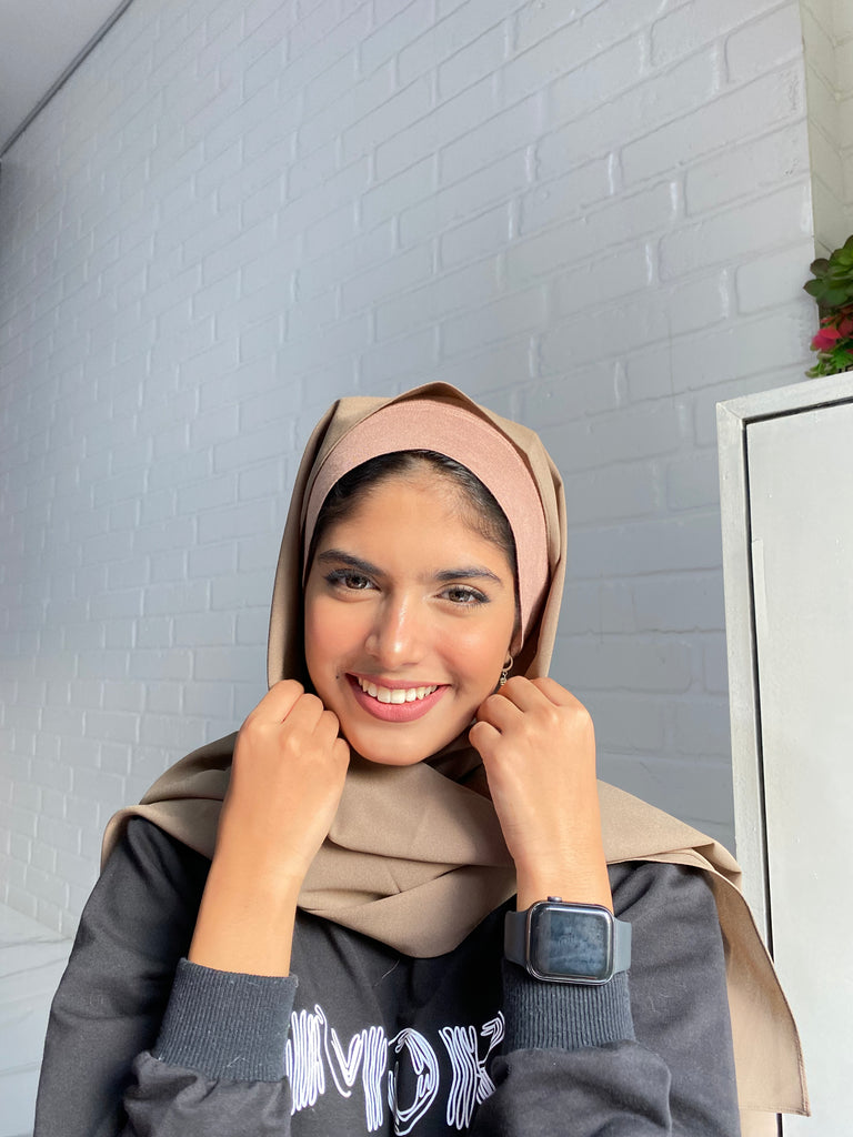 SHOP Brown Premium Hijab Cap - Modest Essentials