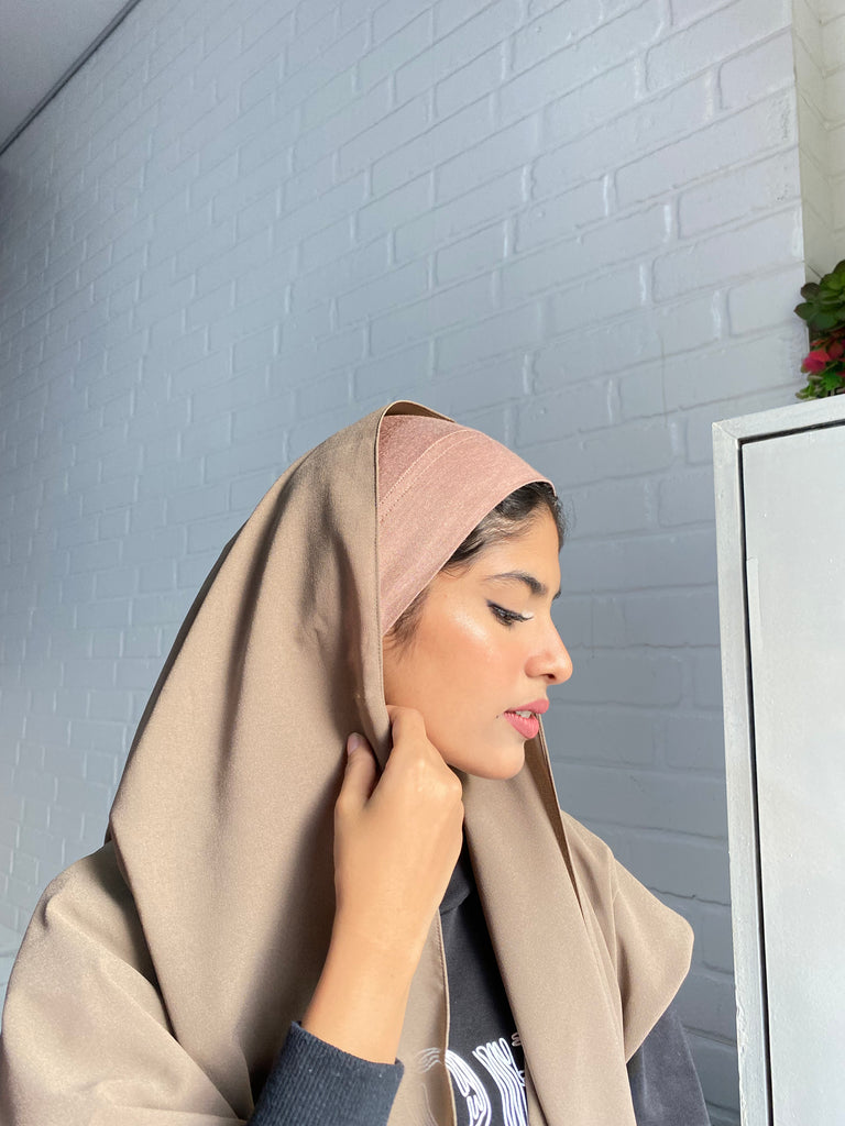 BUY Brown Premium Hijab Cap - Modest Essentials